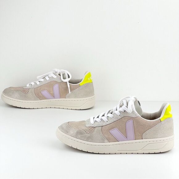 Veja V-10 Suede Sneakers - Picture 7 of 10